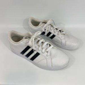 Adidas Baseline K AW4299 White with Black Stripe Sneakers